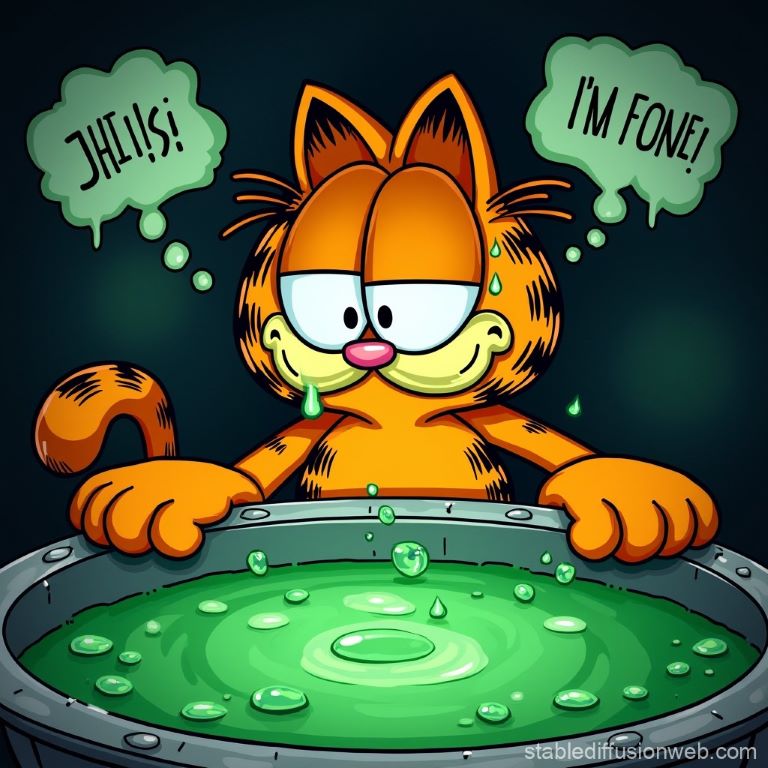 Garfield in animated form