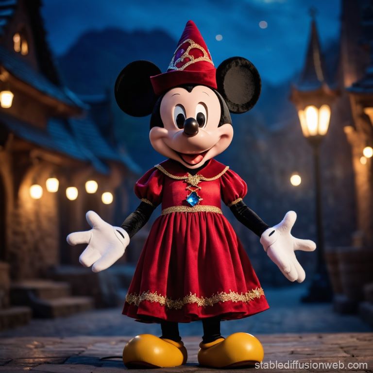 Mickey Mouse's classic portrait