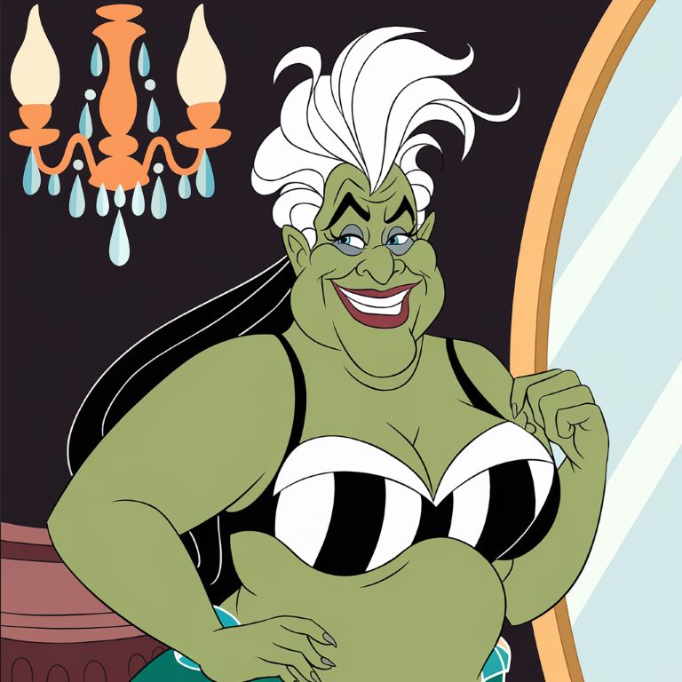 Ursula the Sea Witch Ursula in her iconic pose from The Little Mermaid