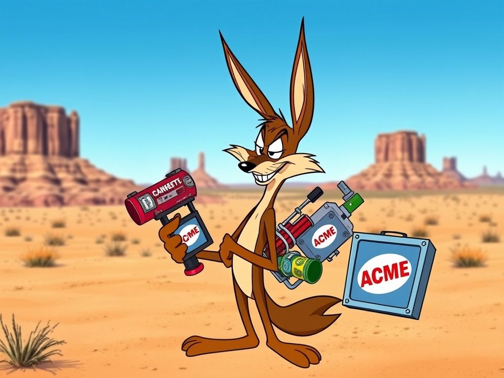 Wile E. Coyote - Super Genius Wile E. Coyote looking determined